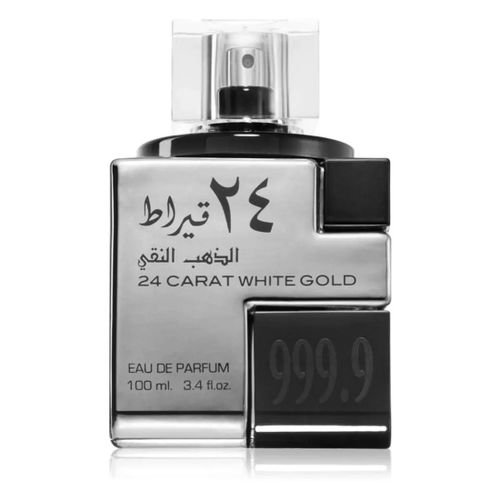 Lattafa عطر 24 قراط وايت جولد او دي برفان من لطافه - للجنسين