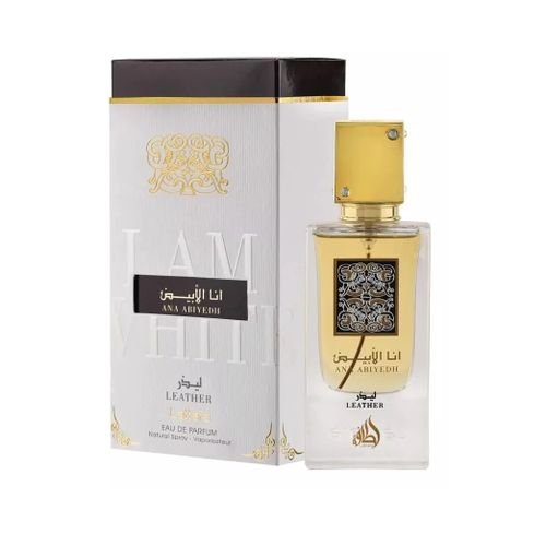 Lattafa عطر انا الابيض ليذر او دي بارفان من لطافة - للجنسين