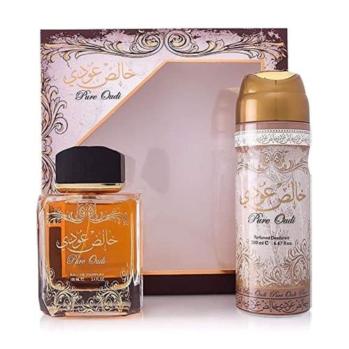 Lattafa عطر بيور عودي او دي برفان من لطافة - للجنسين