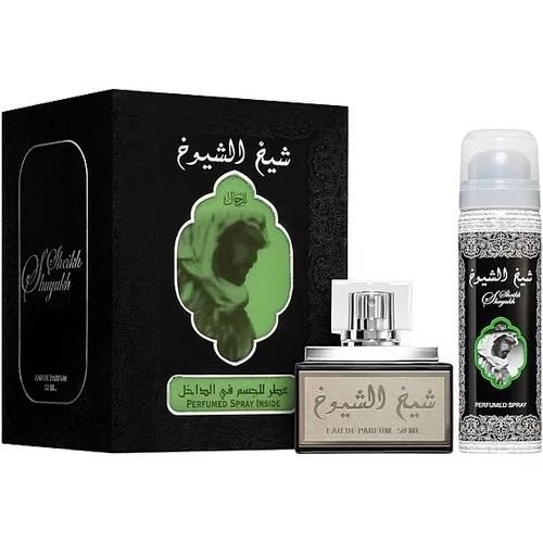 Lattafa عطر شيخ الشيوخ او دي برفان من لطافة + بخاخ - للجنسين