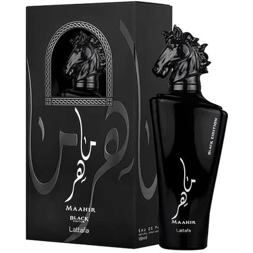 Lattafa عطر ماهر بلاك ايديشن او دو بارفان من لطافه - للجنسين