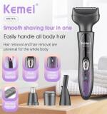 Kemei ماكينة حلاقة 4 في 1 قابلة للشحن KM-7114