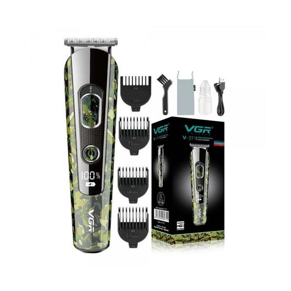 VGR V-271 Professional Hair Clipper With LED Display