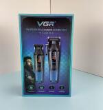 VGR شاحر شعر احترافي طقم حلاقين 2 في 1 بطارية تدوم طويلاً V-879 S2