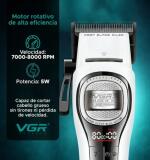 VGR ماكينة حلاقة احترافية محرك قوي وشفرات سيراميك V-888C