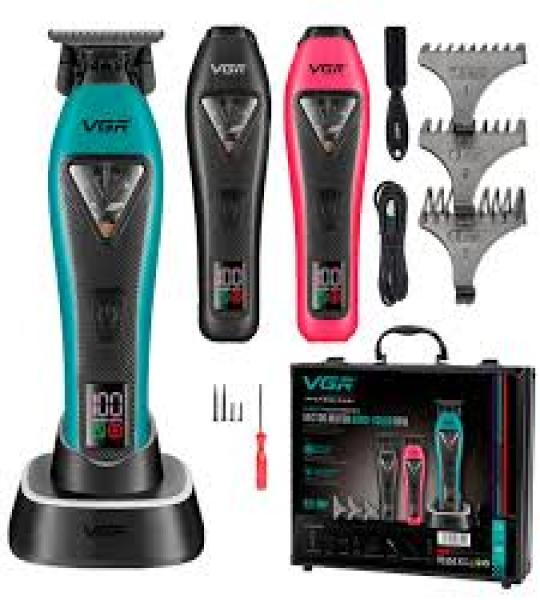 ماكينة حلاقة شعر ولحية احترافية بمحرك 10000 دورة في الدقيقة VGR V-035T