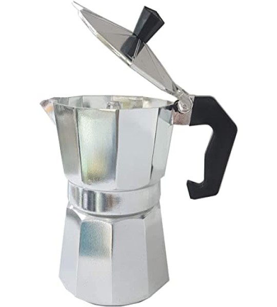 كنكة صنع الإسبريسو والقهوة والموكا على البوتجاز - 3 كوب Stovetop Espresso Maker - 3 Cups