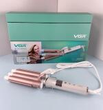 VGR مكواة ويفي احترافية 3 أسطوانات 230° مئوية V-599