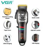 VGR ماكينة قص الشعر شاشة LED شحن USB V-699+V-971
