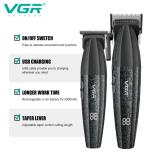 VGR طقم حلاقة 4 في 1 شنطة صلبة موديل V-640