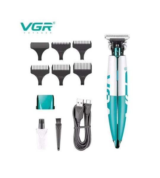 VGR ماكينة حلاقة وتشذيب احترافية دقيقة وقوية للشعر واللحية للاستخدام اليومي V-958