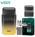 VGR ماكينة حلاقة لاسلكية مقاومة للماء IPX7 V-372