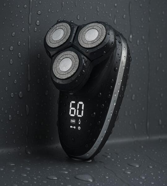 كيمي ماكينة تنعيم الوجه للرجال - أسود -Kemei  KM-T377