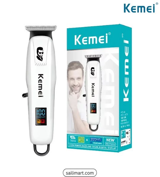 Kemei ماكينة حلاقة وتشذيب احترافية لاسلكية 90 دقيقة KM-PG232