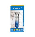 Kemei ماكينة حلاقة رجالية رأس ثلاثي دوار KM-T86