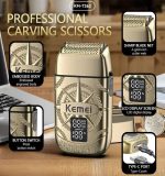 Kemei ماكينة حلاقة شفرات مزدوجة عائمة KM-T362