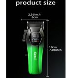 Kemei ماكينة حلاقة لاسلكية LCD KM-1371