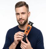 Kemei ماكينة حلاقة شعر ولحية لاسلكية بموتور قوي KM-037