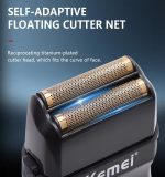 Kemei ماكينة حلاقة لاسلكية بشاشة ذكية T420