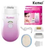 Kemei ماكينة إزالة شعر لاسلكية مقاومة للماء 908B