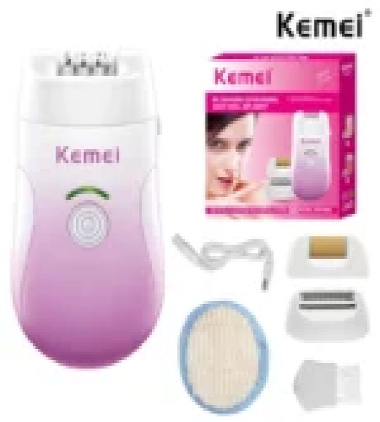 Kemei ماكينة إزالة شعر لاسلكية مقاومة للماء 908B