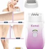 Kemei ماكينة إزالة شعر لاسلكية مقاومة للماء 908B