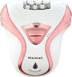 Kemei ماكينة إزالة شعر 3 في 1 متعددة الاستخدامات لاسلكية مع إضاءة LED KM-3010