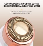 ماكينة كيمي KM-152 لاسلكية 2 في 1 لإزالة شعر الوجه والحواجب للسيدات