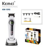 Kemei ماكينة حلاقة احترافية بشاشة LCD و170 دقيقة تشغيل KM-1595