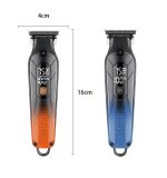ماكينة حلاقة كهرباء Kemei KM-1741 بطارية 1200mAh ستانلس ستيل