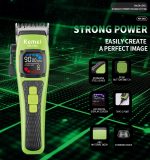 Kemei ماكينة حلاقة كهربائية لاسلكية شاشة LCD KM-1862