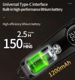 Kemei ماكينة حلاقة لاسلكية LCD شحن USB 1359
