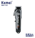 Kemei KM-1132 ماكينة حلاقة وتشذيب كهربائية للشعر واللحية لحلاقة وتشذيب الشعر واللحية للاستخدام المنزلي أو في الصالونات