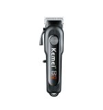 Kemei KM-1132 ماكينة حلاقة وتشذيب كهربائية للشعر واللحية لحلاقة وتشذيب الشعر واللحية للاستخدام المنزلي أو في الصالونات