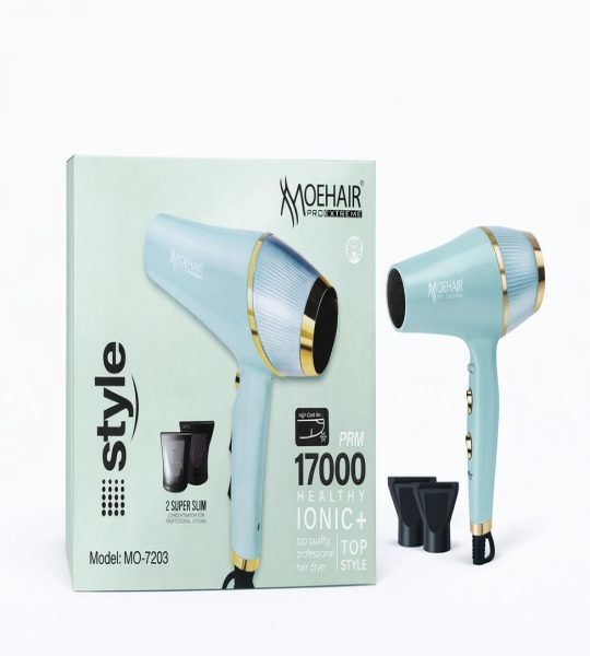 Moehair Pro Extreme Ionic MO-7203 مجفف شعر لتجفيف الشعر سيشوار