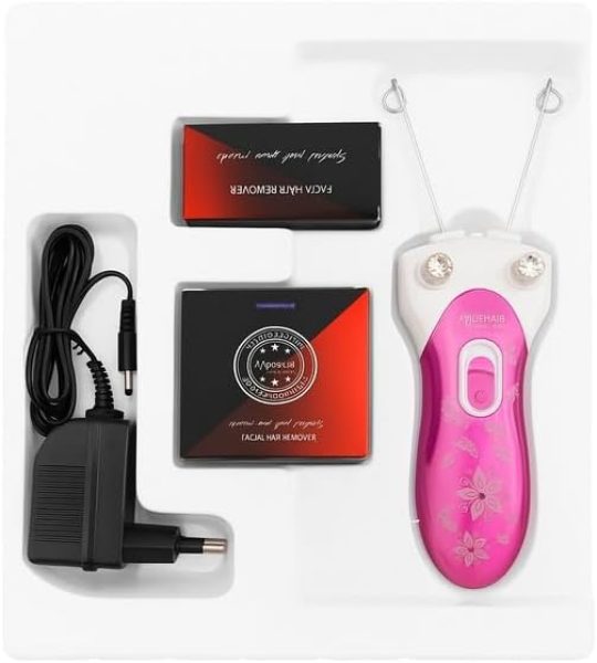 Moehair MO-9042 مقص فتلة كهربائي لإزالة شعر الوجه والجسم بالخيط