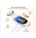 Moehair Professional MO-9080 جهاز إزالة الشعر بتقنية IPL للاستخدام المنزلي لتقليل نمو الشعر وإزالته تدريجياً من الجسم وتحت الإبطين
