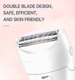 Kemei KM-304 ماكينة حلاقة كهربائية نسائية لإزالة شعر الجسم وحلاقته للاستخدام الشخصي