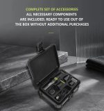 Kemei KM-800G ماكينة حلاقة وتشذيب متعددة الاستخدامات 5 في 1 لحلاقة وتشذيب شعر الجسم والوجه والمناطق الحساسة، مع ملحق لتشذيب شعر الأنف