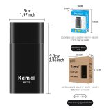 Kemei km-T70 ماكينة حلاقة كهربائية لحلاقة وتشذيب اللحية