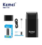 Kemei km-T70 ماكينة حلاقة كهربائية لحلاقة وتشذيب اللحية