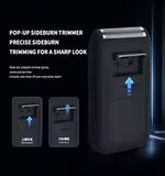 Kemei KM-T68 ماكينة حلاقة كهربائية للرجال لحلاقة شعر الوجه وتشذيب السوالف للاستخدام اليومي والسفر