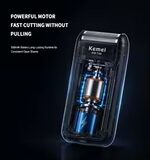 Kemei KM-T68 ماكينة حلاقة كهربائية للرجال لحلاقة شعر الوجه وتشذيب السوالف للاستخدام اليومي والسفر