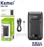 Kemei KM-T68 ماكينة حلاقة كهربائية للرجال لحلاقة شعر الوجه وتشذيب السوالف للاستخدام اليومي والسفر
