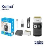 Kemei KM-2026 ماكينة حلاقة كهربائية شبكية لحلاقة وتنعيم الذقن والشعر القصير وحلاقة الرأس