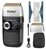 Kemei KM-2026 ماكينة حلاقة كهربائية شبكية لحلاقة وتنعيم الذقن والشعر القصير وحلاقة الرأس