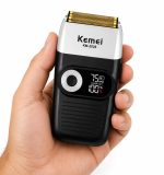 Kemei KM-2026 ماكينة حلاقة كهربائية شبكية لحلاقة وتنعيم الذقن والشعر القصير وحلاقة الرأس