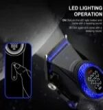 VGR Stepless Pro 3 in 1 Blue طقم ماكينات حلاقة وعناية رجالي 3 في 1 لقص الشعر، تشذيب اللحية، والحلاقة الناعمة للوجه