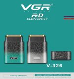 VGR V-326 ماكينة تنعيم وحلاقة شبكية لحلاقة اللحية القصيرة وتنعيم البشرة، مع إمكانية استخدامها لتحديد التدرجات في شعر الرأس