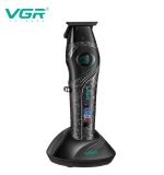 VGR V-857T ماكينة حلاقة وتشذيب كهربائية لقص وتشذيب الشعر واللحية للاستخدام المنزلي والاحترافي